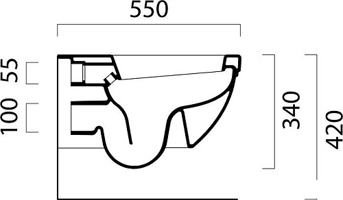 Унитаз GSI Classic [871211]