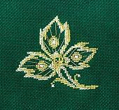 Набор для вышивания Сделай своими руками Золотые украшения. Лист З-24С