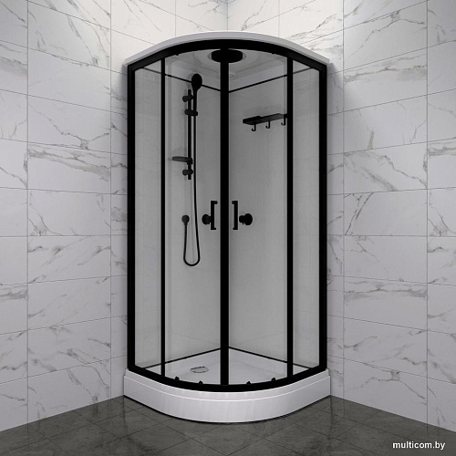 Душевая кабина Triton Прайм-Блэк М3 90х90А