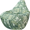 Кресло-мешок Flagman Груша Мега Г2.7-36 (грета, city зеленый)