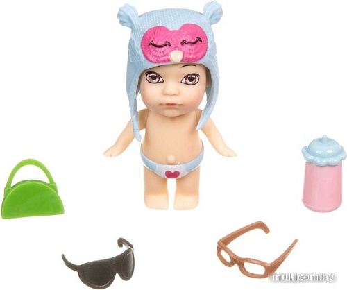 Кукла Bondibon OLY в баночке и шапочке-ушанке и аксессуарами ВВ3830