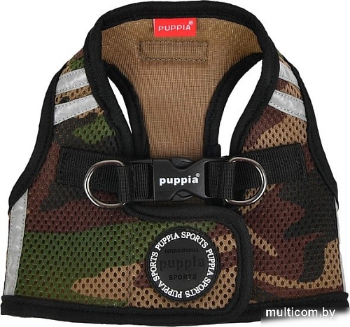 Шлейка-жилетка Puppia Soft PAUA-HB1828-CA-L (камуфляж)