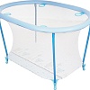 Игровой манеж Globex Овал (голубой)