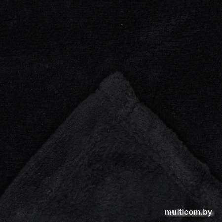 Плед Этель 9849664 (150x200, черный)