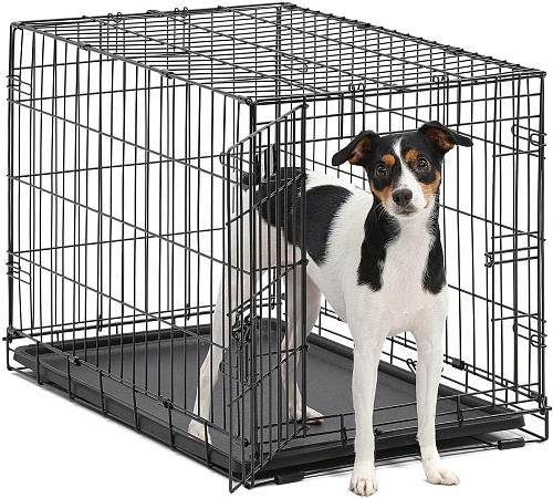 Клетка Midwest iCrate для собак 1 дверь 1530 (76x48x53см, черный)