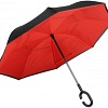 Зонт Inspirion Flipped (красный/черный)