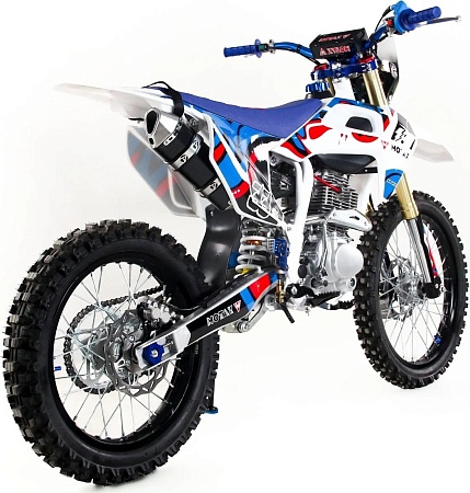 Мотоцикл Motax XR 250 21/18 (черный/белый/синий)