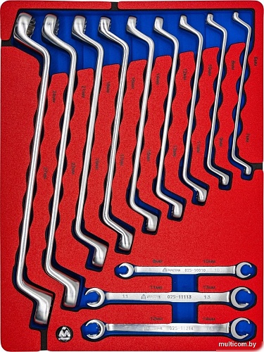 Набор ключей Мастак 5-23112 (12 предметов)