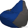 Кресло-мешок Flagman Груша Макси Г2.1-118 (синий/тёмно-серый)