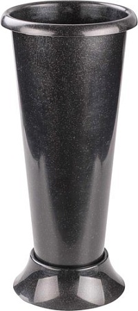 Ваза садовая Альтернатива М6433 (черный)