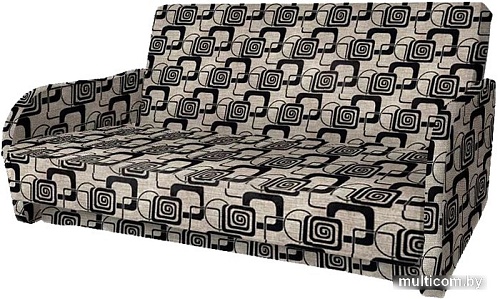 Диван Асмана Дачник-1 (рогожка кубики коричневые)