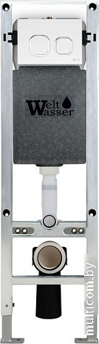 Унитаз подвесной WeltWasser Amberg 350 ST + Salzbach 043 MT-BL + Amberg RD-WT (черный матовый)