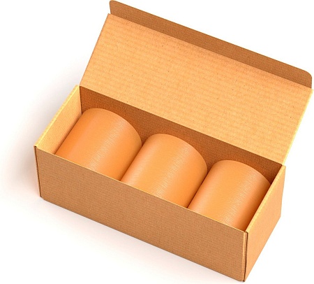 Набор свечей Мелт 75 мм (3 шт, оранжевый)