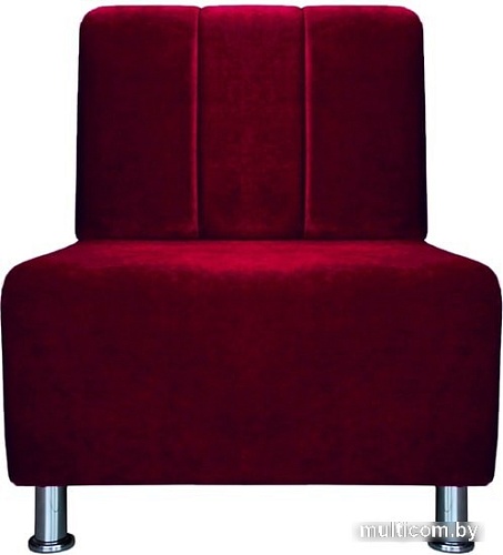 Интерьерное кресло Brioli Руди П (велюр, B48 вишневый)