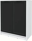 Тумба Интерлиния Концепт Тренд КТ-Т84 (белый платинум/черный)