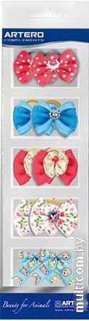 Набор резинок для папильоток Artero Bows Mixed Бантики H228