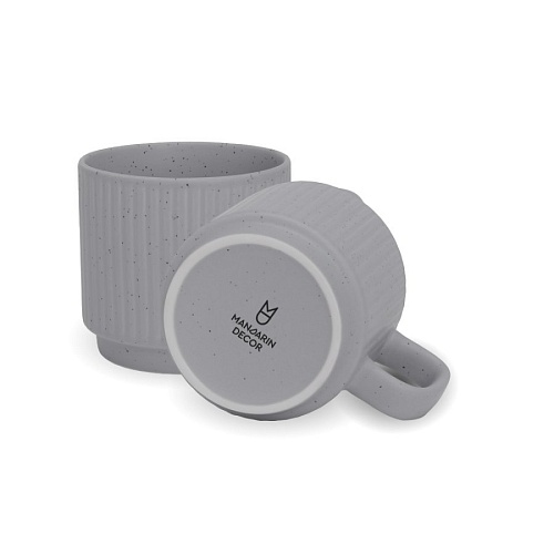 Набор кружек Mandarin Decor Лилинг DS22C31639B-400-2G (2шт, серый)