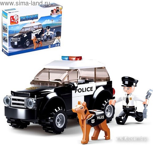 Конструктор Sluban Полиция. Городской патруль M38-B0639