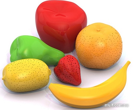 Набор игрушечных продуктов Нордпласт Фрукты 435