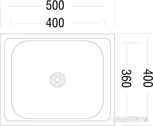 Кухонная мойка Ukinox STD 500.400-4C 0C