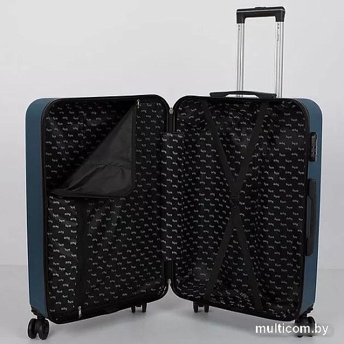Чемодан-спиннер Mr.Bag 338-9102/5-26MRN (синий)