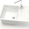 Кухонная мойка MARRBAXX Карельский камень модель 151/G31 (белый)