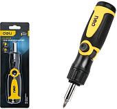 Набор отвертка с битами Deli DL260113 (13 предметов)