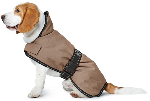 Одежда, обувь, украшения для животных Hunter Coat Denali 45 62927 (серый/коричневый)