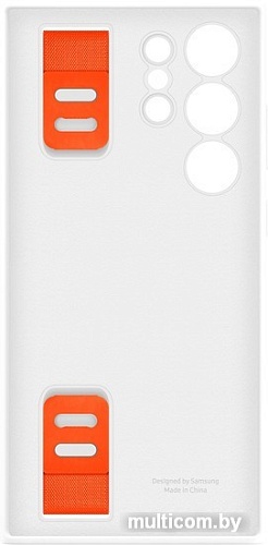 Чехол для телефона Samsung Silicone Grip Case S23 Ultra (белый)