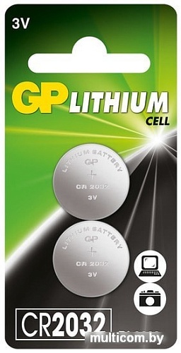Батарейки GP Lithium CR2032-7C2