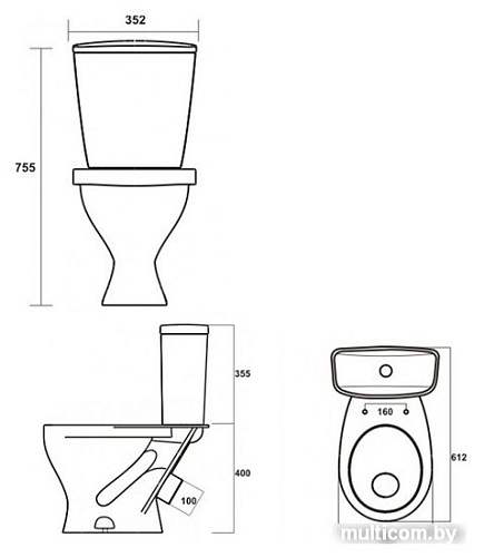 Унитаз Sanita Эталон люкс
