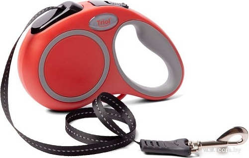 Поводок-рулетка Triol Urban 11121008 (XS, 3м лента, красный)