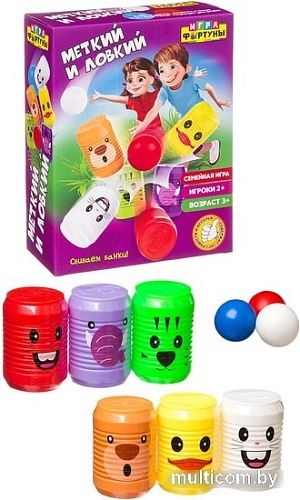 Настольная игра Фортуна Меткий и ловкий Ф94956