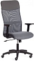 Офисное кресло TetChair Practic Plt ткань/кожзам (серый)