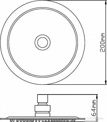Душевая лейка Potato P103-206