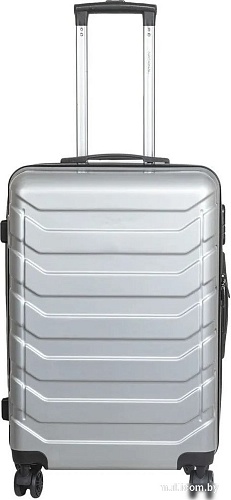 Чемодан-спиннер National NLT107-S (серебристый)