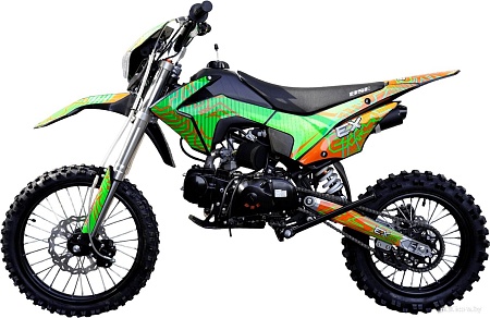 Мотоцикл BSE EX 17/14 (зеленый/оранжевый)