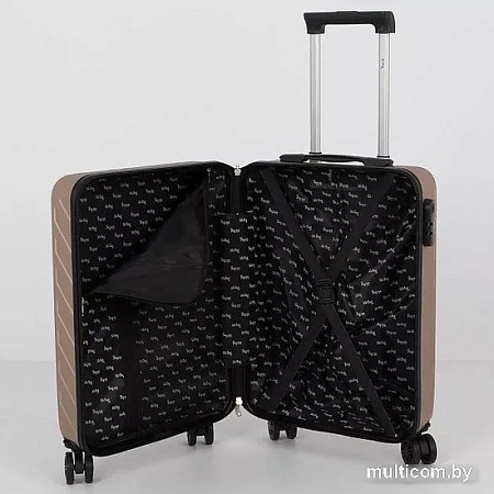 Чемодан-спиннер Mr.Bag 338-9101/5-20GLD (золотистый)