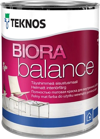 Краска Teknos Biora Balance 0.9л (база 1)