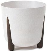 Кашпо Lamela Donica FRIDA 300 ECO wood LA246-05 (белый)