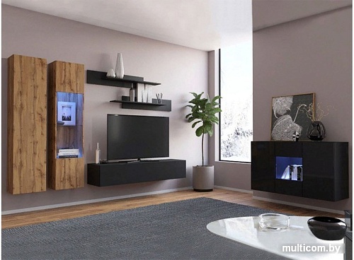 Антресоль НК-Мебель Point Тип-40 (дуб вотан)