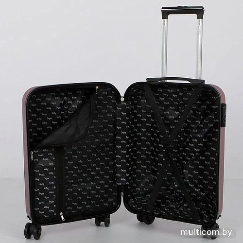 Чемодан-спиннер Mr.Bag 338-9102/5-20PNK (розовый)