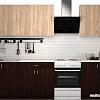 Готовая кухня S-Company Клео лайт 2.4 (венге/дуб сонома)