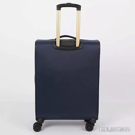 Чемодан-спиннер Grott 338-1731/3-24 (темно-синий)