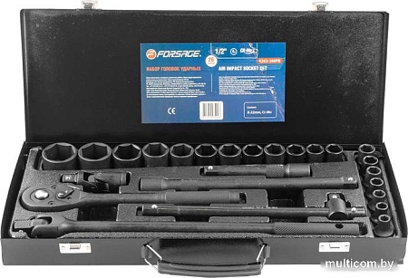 Набор трещотка с головками FORSAGE F-4263-5MPB (26 предметов)