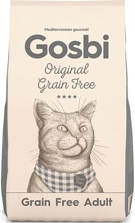 Сухой корм для кошек Gosbi Original cat grain free adult 12 кг