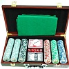 Настольная игра Zez Набор для покера в чемодане 300 фишек с номиналом 6643-B1
