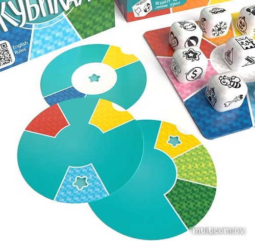 Настольная игра Экономикус Одним словом на кубиках