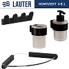 Набор аксессуаров для ванной Lauter 21TS3019 + 21TS3021 + 21TS3009 + 21TS3008 (Matt Black, 4 предмета)