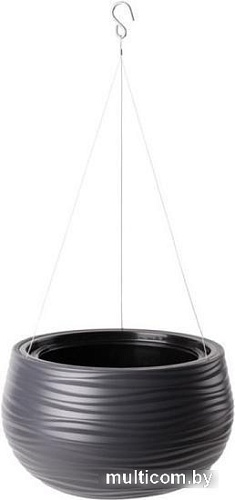 Кашпо Form-Plastic Sahara Dunes / 3150-014 (антрацит)
